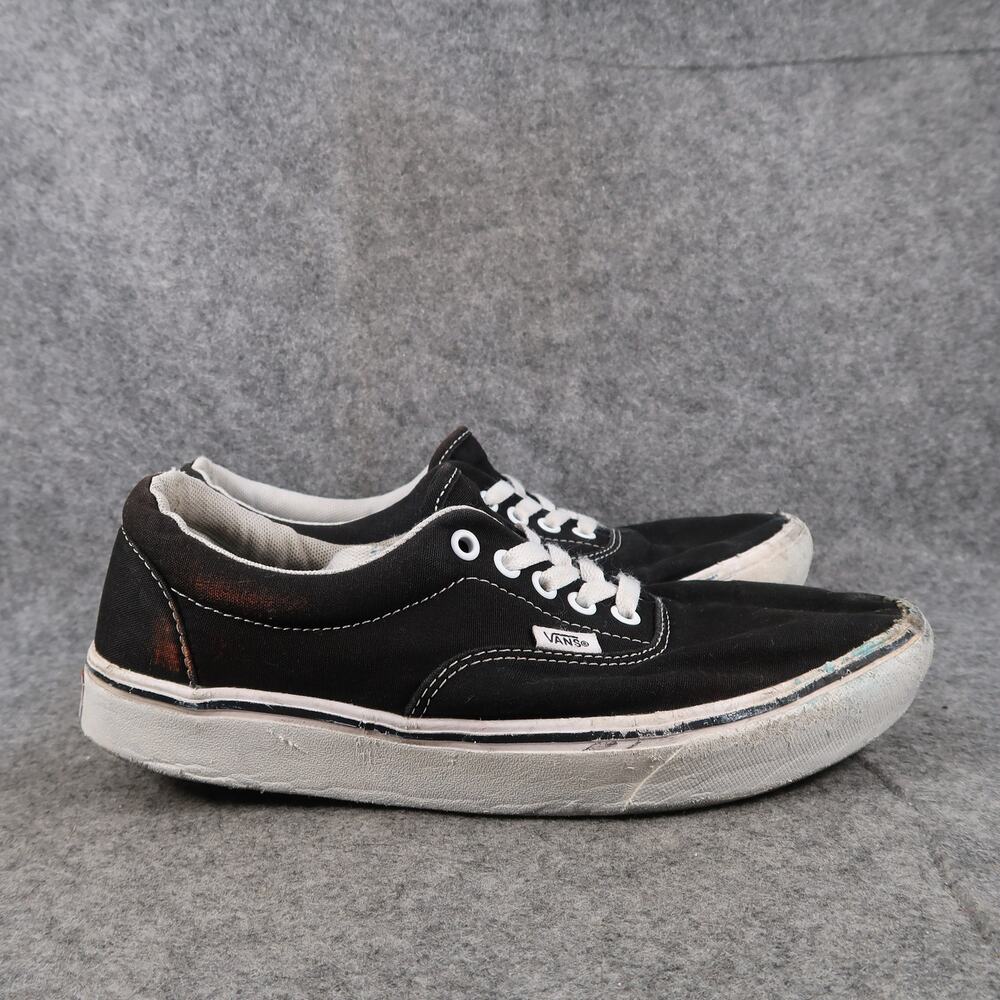Vans Shoes Womens 10 Sneakers Comfy Cush Era Trainers Skateboarding Black Canvas